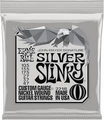 Ernie Ball John Mayer Signature Silver Slinky Electric Guitar Strings (10.5-47)