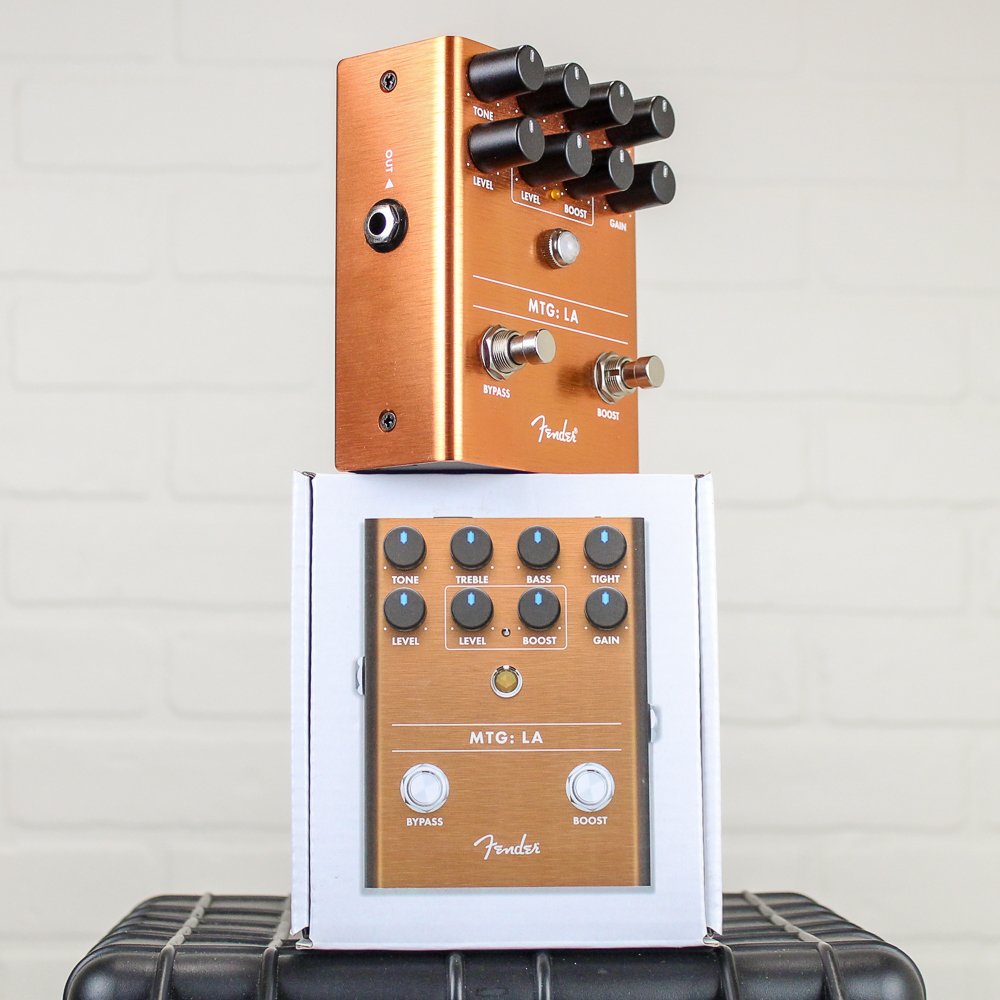 Preowned Fender MTG:LA Tube Distortion & Boost Pedal w/ Box