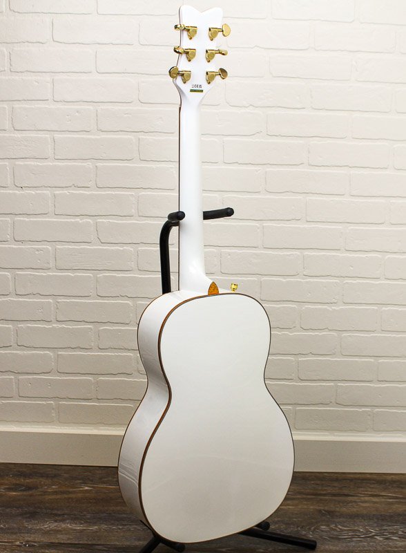 Gretsch G5021E Rancher Penguin Parlor Acoustic-Electric Guitar - White