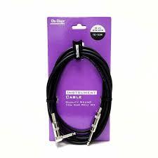 On-Stage IC-10R Instrument Cable - 10' Straight to Right Angle