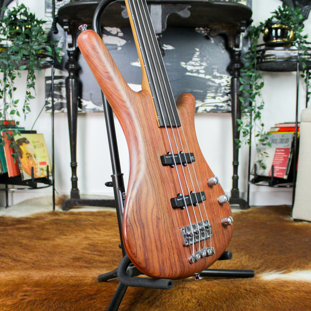 Preowned 2000 Warwick Corvette Standard Fretless 4-String Bass Guitar w/ Lightweight Hard Case