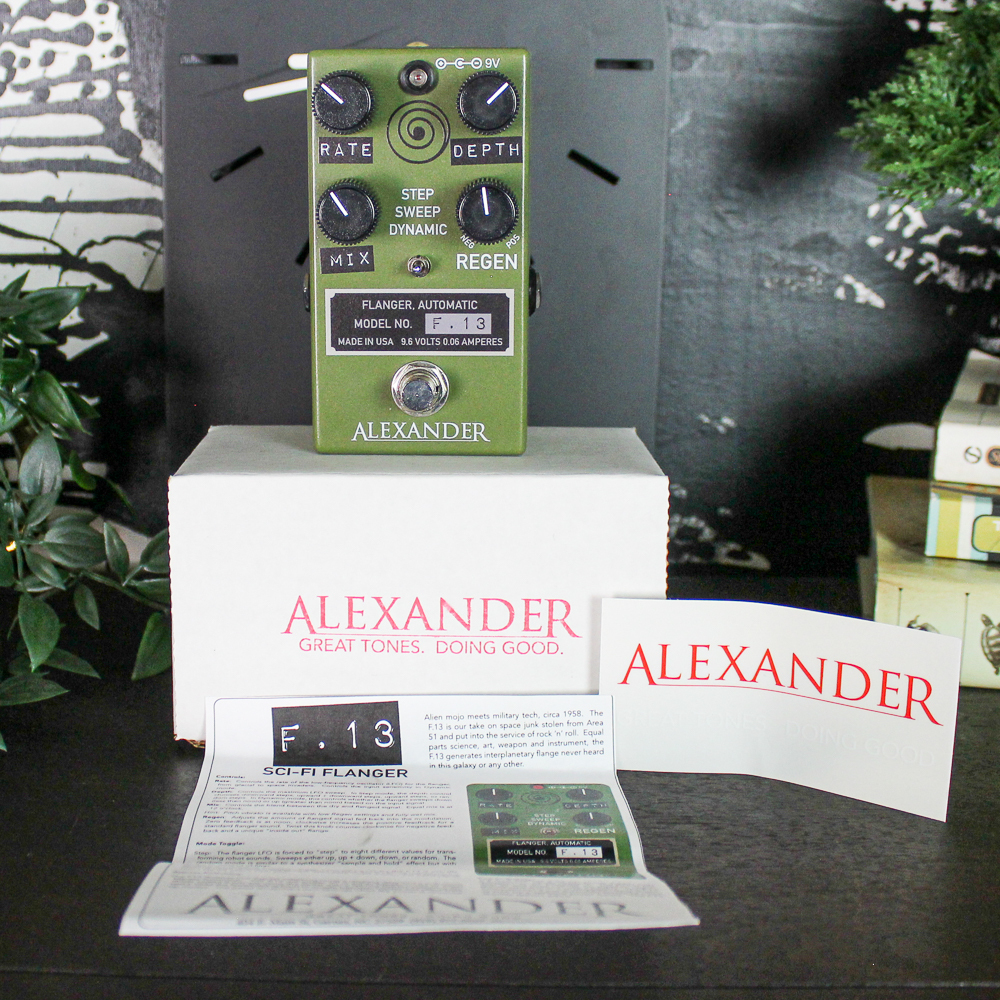 Preowned Alexander F.13 Sci-Fi Flanger w/ Box (Early Version Non-Neo)