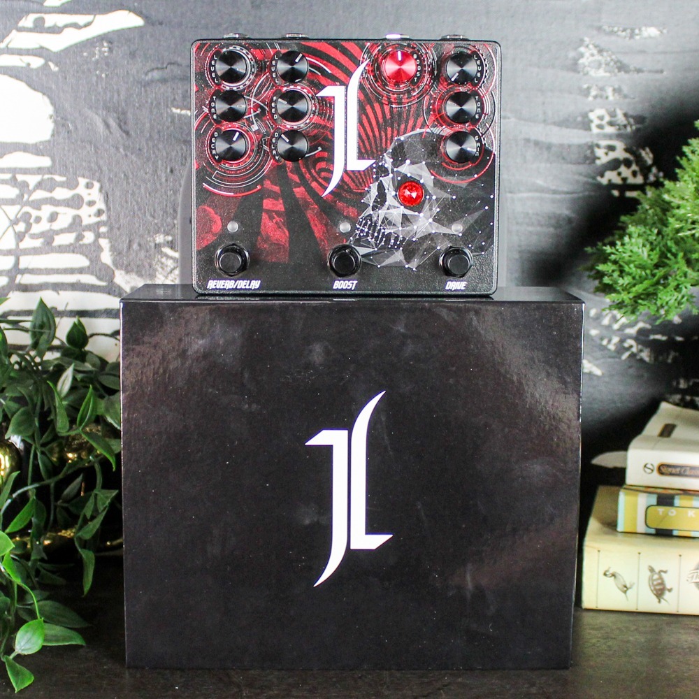 Preowned All-Pedal Devil's Triad Jeff Loomis Signature Multi-Effect Pedal (Overdrive/Boost/Delay/Reverb) w/ Box