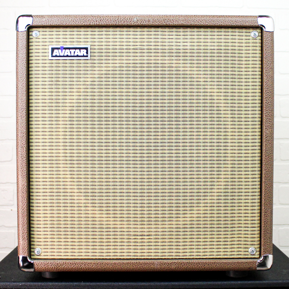 Preowned Avatar 112 Traditional Cube 1x12 8 Ohm Guitar Amp Cabinet w/ Celestion G12H30 - Caramel