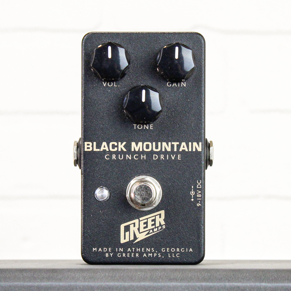 Preowned Greer Black Mountain Crunch Drive Distortion Pedal