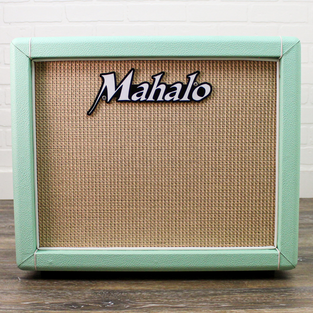 Preowned Mahalo 1x15 8 Ohm Guitar Amp Cabinet - Surf Green (Warehouse G15C Speaker)