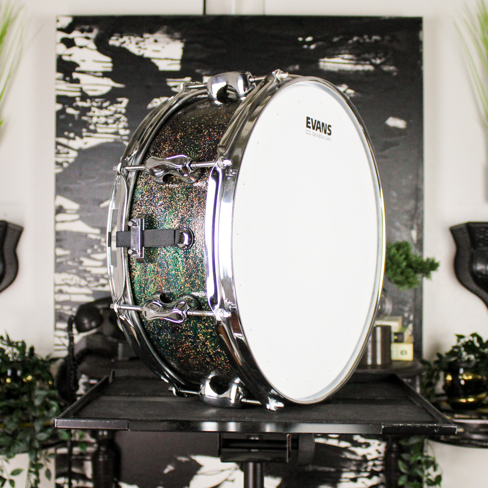 Wellingtone Drums Custom 5.5x14 Snare - Canton Canon Series SN#004 - New Orleans Sparkle