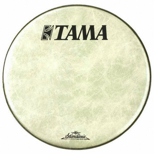 Tama 22 Starclassic White Fiber Logo Head - 606559708819
