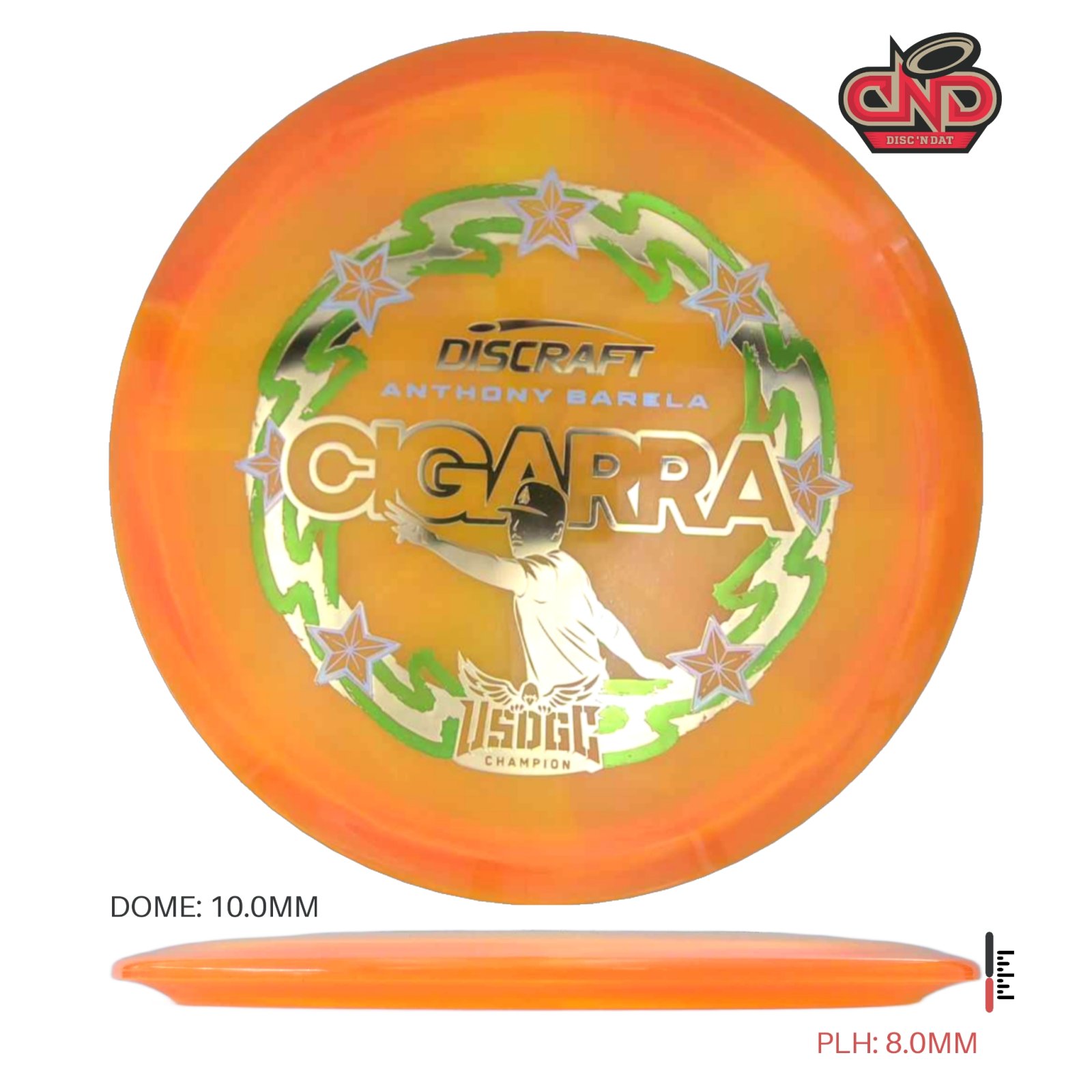 Anthony Barela 2025 USDGC Champion Z Swirl Cigarra