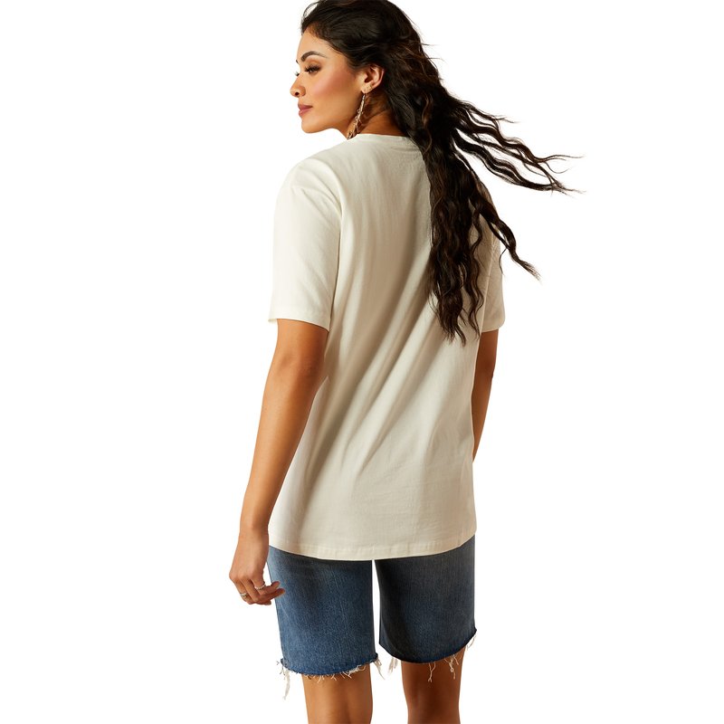 売れ筋商品|||アリアト カットソー トップス レディース Rodeo T-Shirt - Women's Cloud Dancer Ariat Women's Rodeo T-Shirt, Cloud Dancer - 197318352881