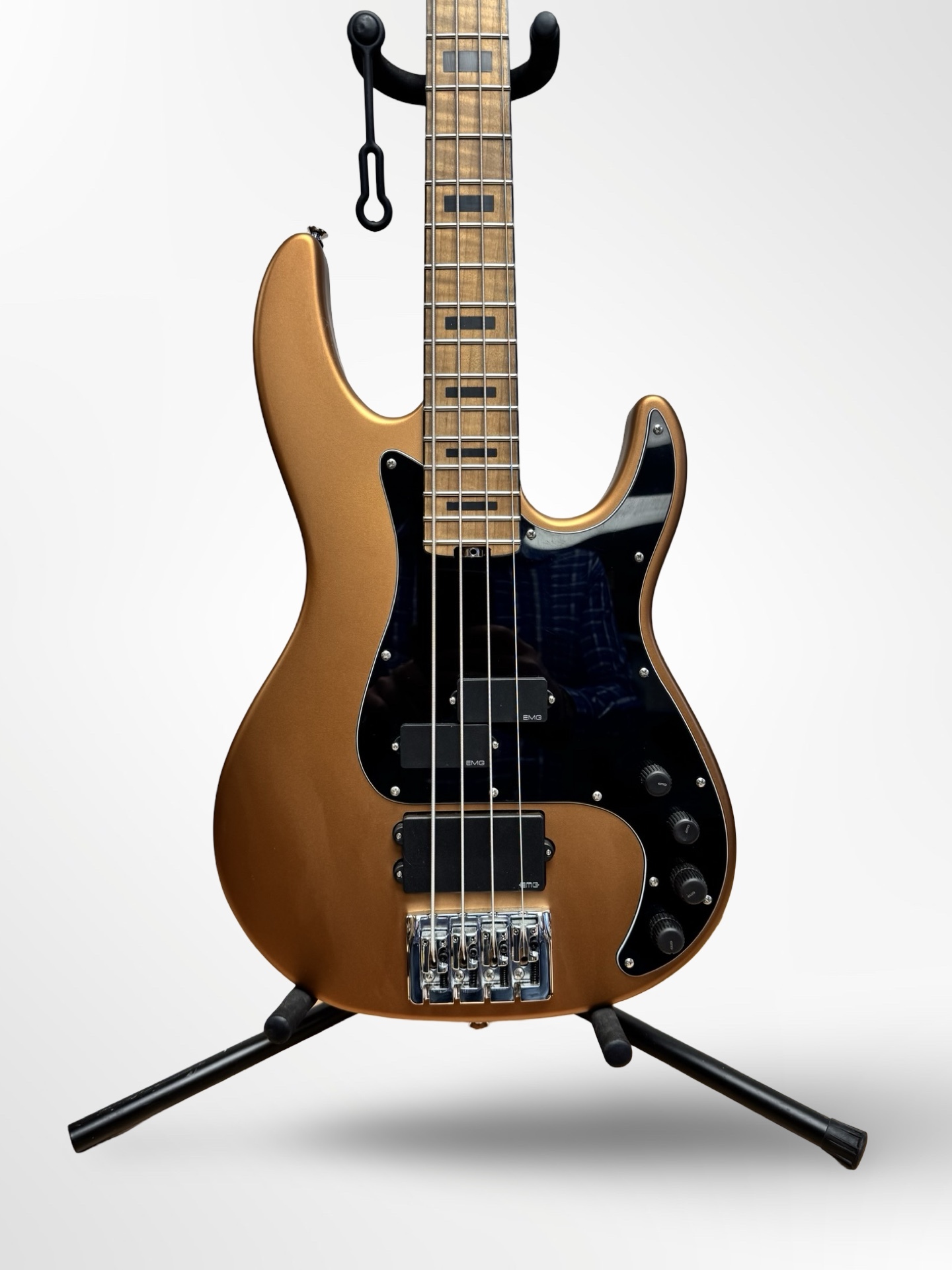 Harley Benton Enhanced 25th Anniversary Firemist Bass w/EMGs