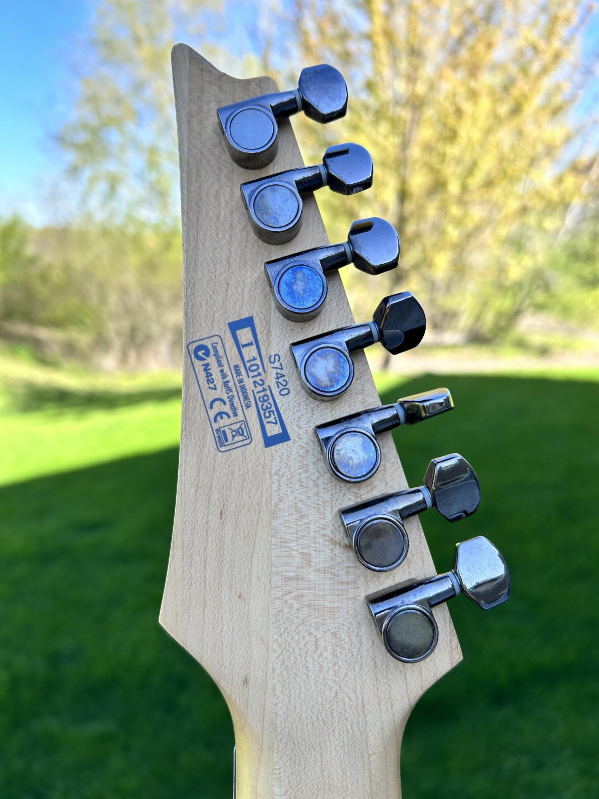 Ibanez S7420 2000年製造 7弦ギター Ibanez S7420 2000年製造 7弦ギター - メルカリ