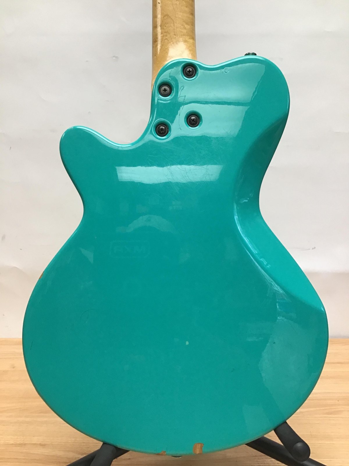 難有 Godinゴダン Radiator Green/Maple エレキギター [梱1.0］