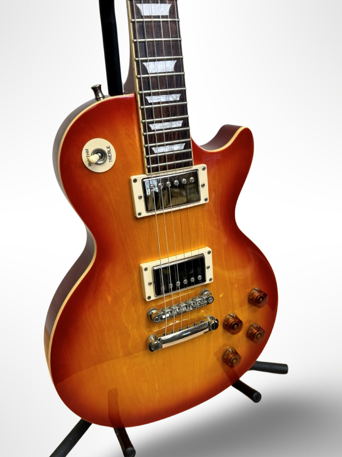 ギター Epiphone Les Paul Standard CS 2010S 2010 Epiphone Les Paul Standard Upgraded Ebony Black w/OHSC