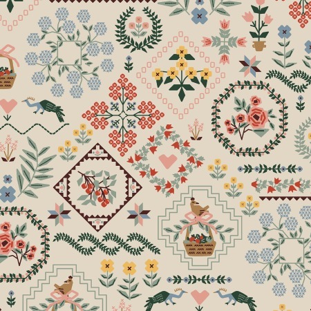 RPC Home Sweet Home - Heritage Sampler - Linen Canvas