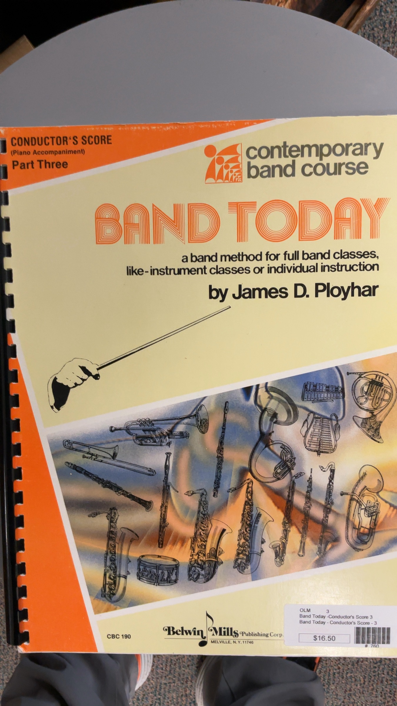 Band Today - part 3 Conductor's Score (Piano Acc.)