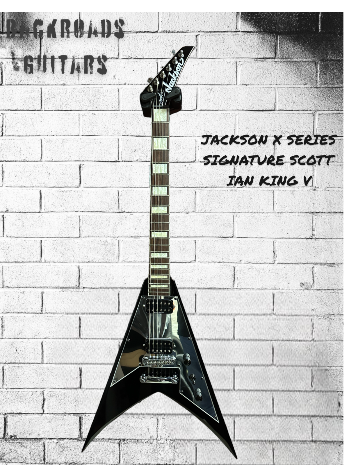 JACKSON X SERIES SIGNATURE SCOTT IAN KING V Black w/Mirror