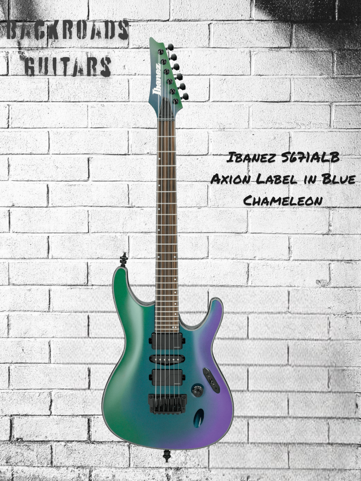 IBANEZ S671ALB Axion Label in Blue Chameleon - 4549763229786