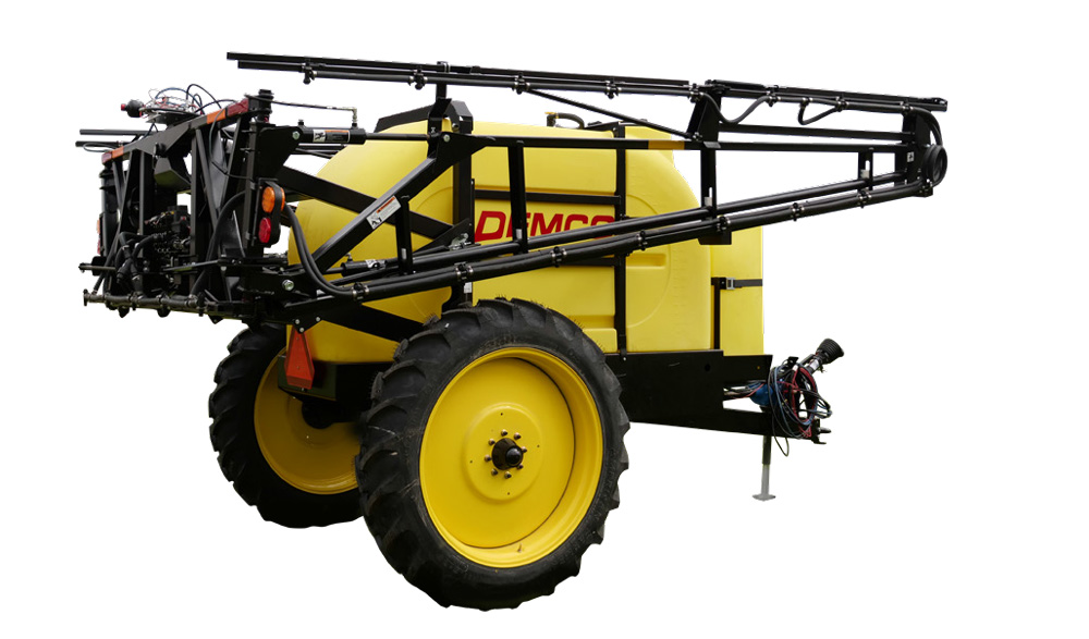 Demco 600 gallon big wheel sprayer