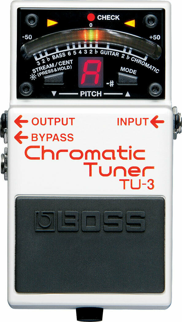boss　tu-3 Boss TU-3 Chromatic Guitar Tuner Pedal TU3 - 761294409664