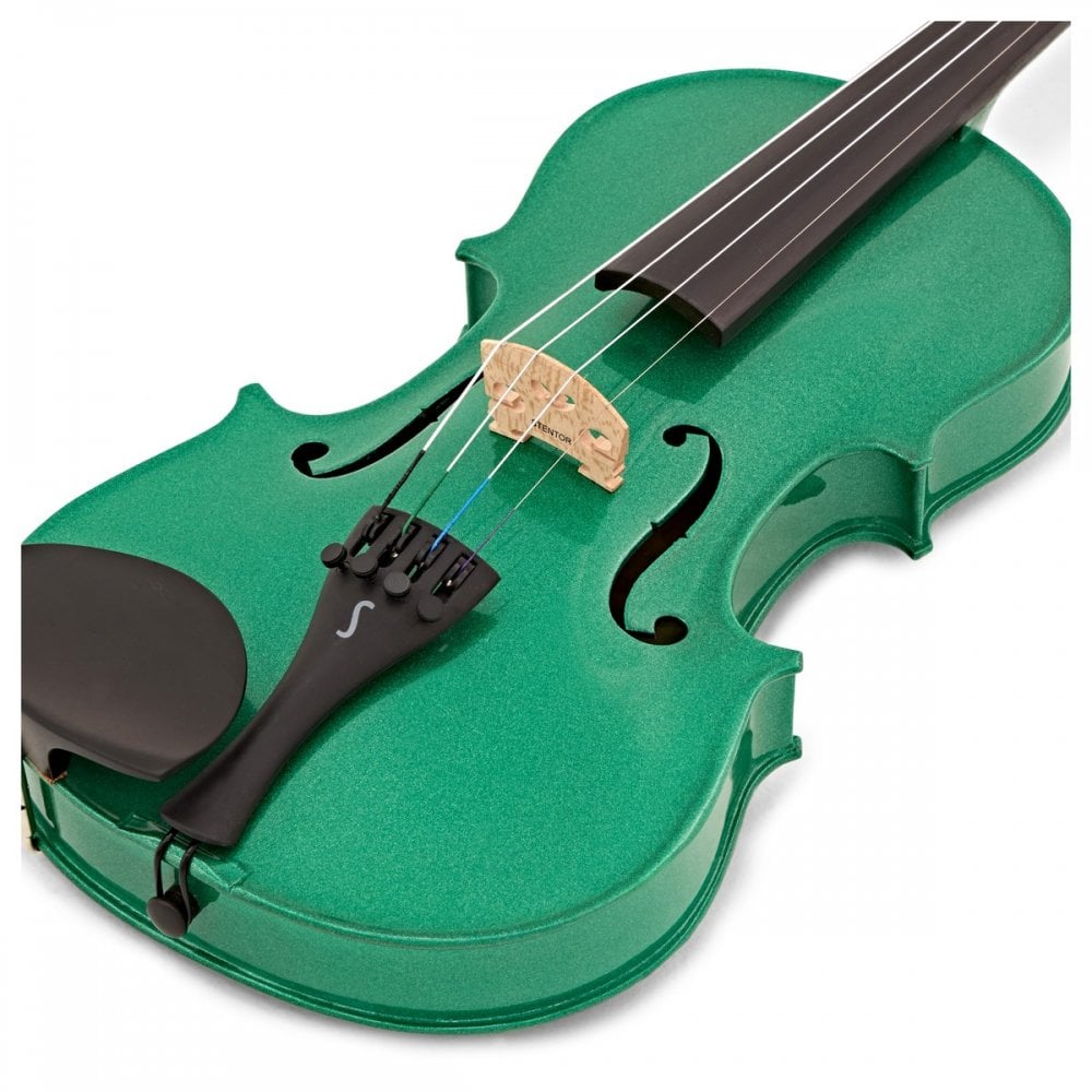 Stentor #ST1401GR - 4/4 Harlequin Violin Outfit, Metallic