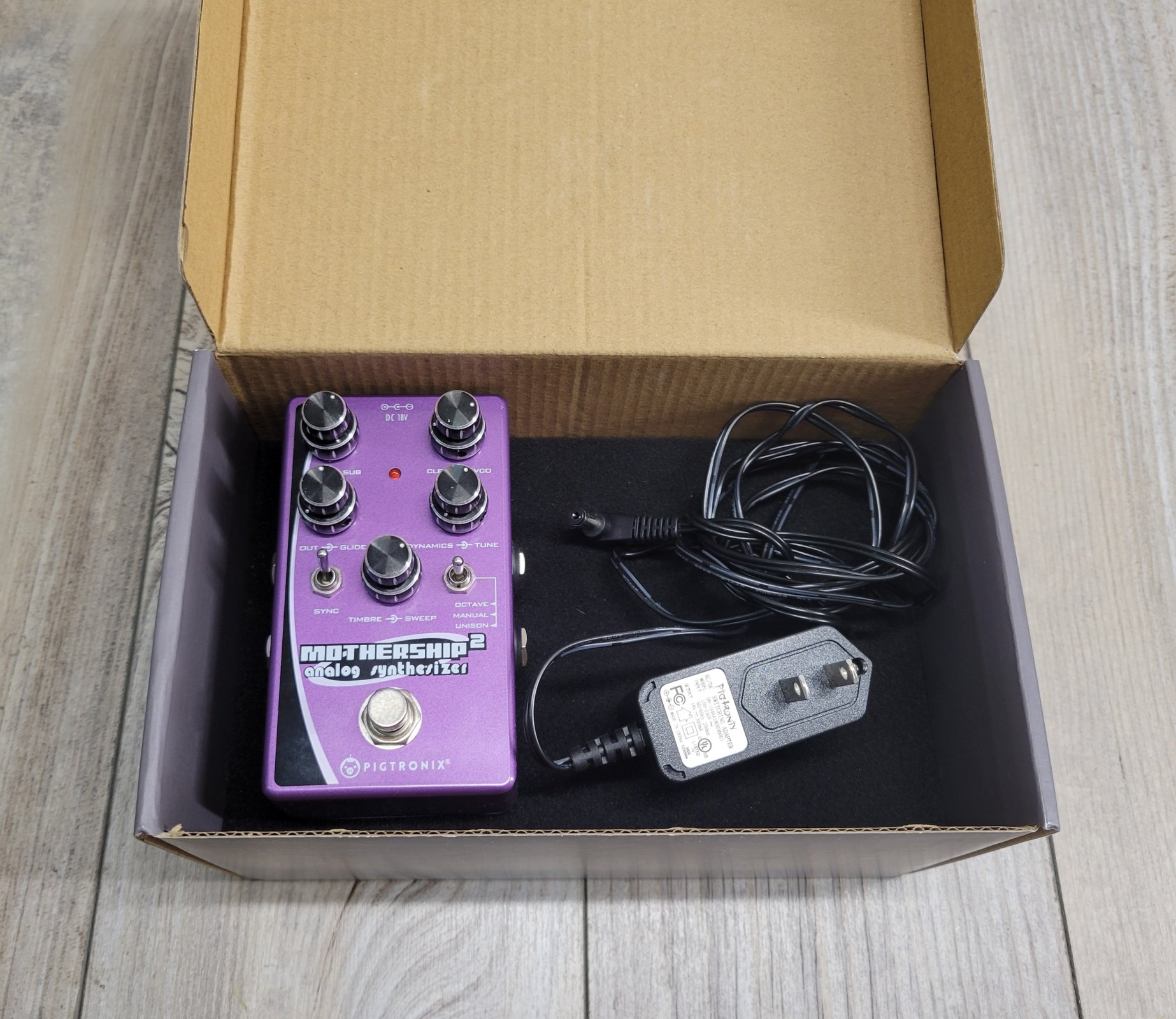 Pigtronix Mothership 2 - Analog Synthesizer Pedal - 181118000417