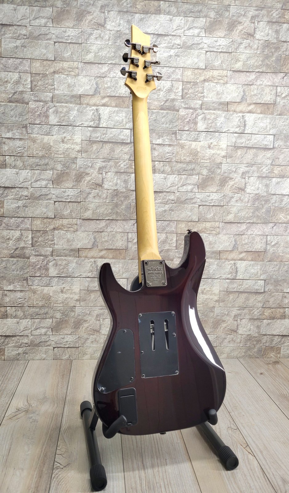 Schecter Demon 6 ストラップ付き Schecter - Demon-6 Electric Guitar - Crimson Red Burst