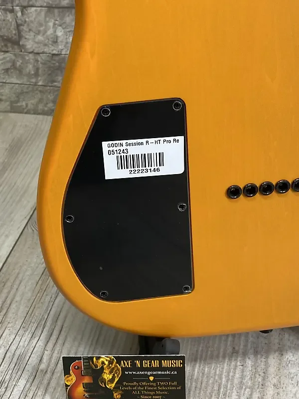 Godin #051243 Session R-HT Pro, Retro Orange Electric Guitar with