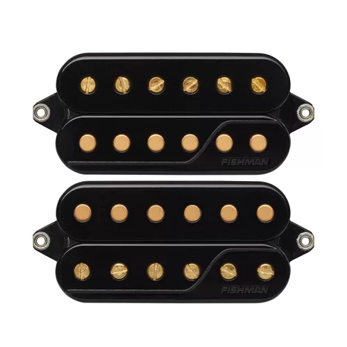 Fishman PRF-CC6-LB2 - POLYPHIA Scott LePage Fluence Custom Series Pickup Set - Black