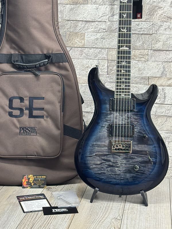 ギター SHIGEMORI MUSE Mysterious Blue Sapphire Haze Maple Neck Abalone & Mother-of-Pearl Inlay HSG Electric