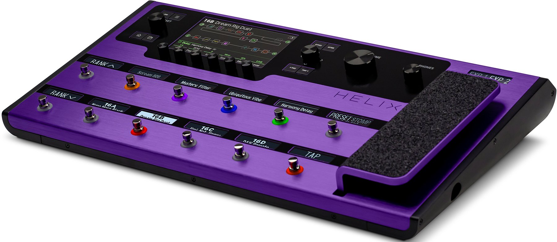 Line 6 HELIX PURPLE Special Edition Guitar Multi-Effects Floor