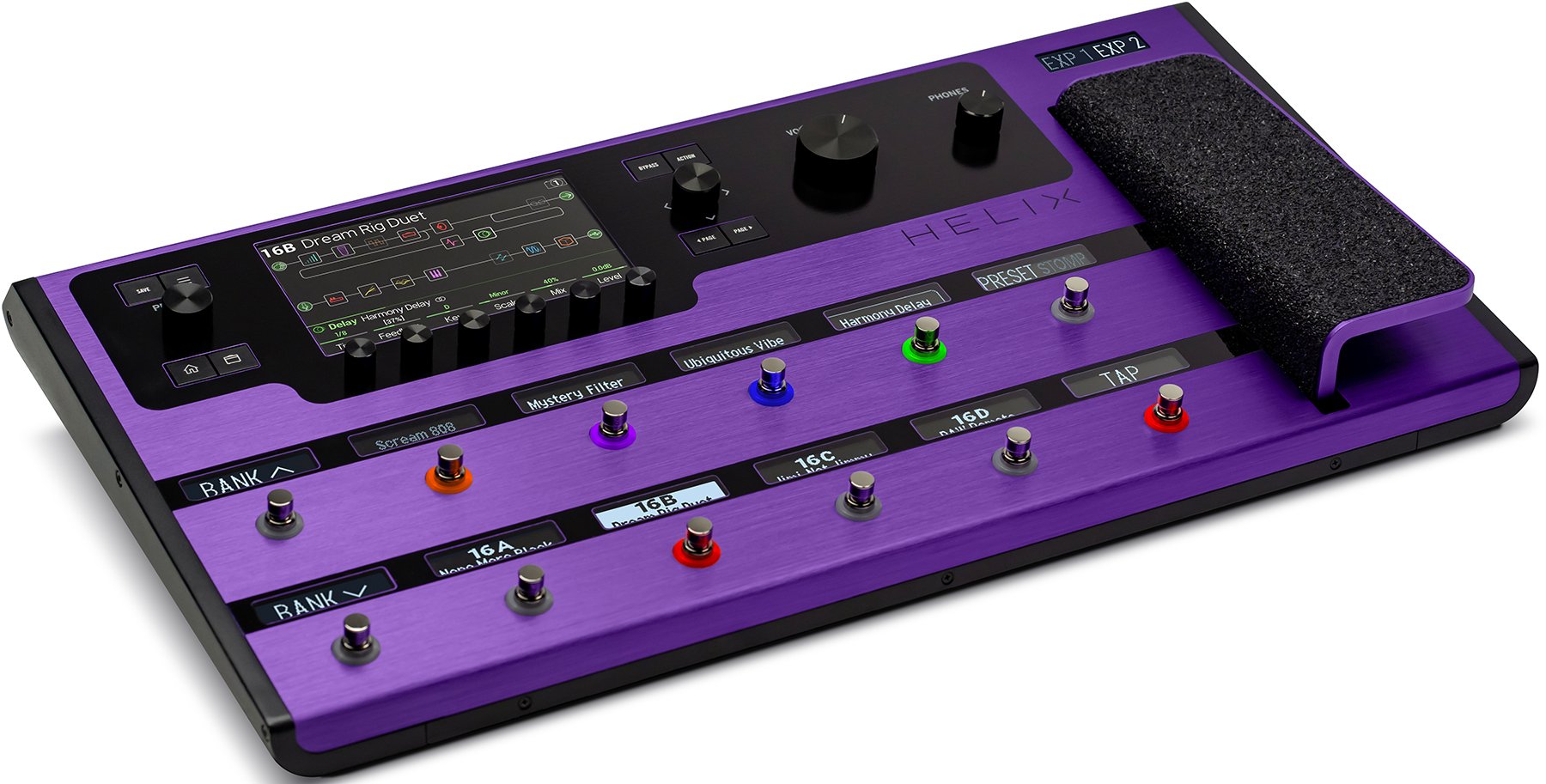 Line 6 HELIX PURPLE Special Edition Guitar Multi-Effects Floor