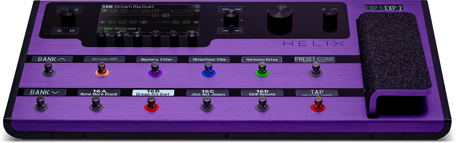 Line 6 HELIX PURPLE Special Edition Guitar Multi-Effects Floor