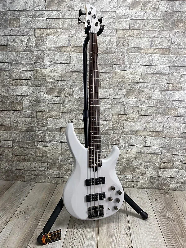 Yamaha #TRBX504 TWH 4-String RH Electric Bass-Translucent