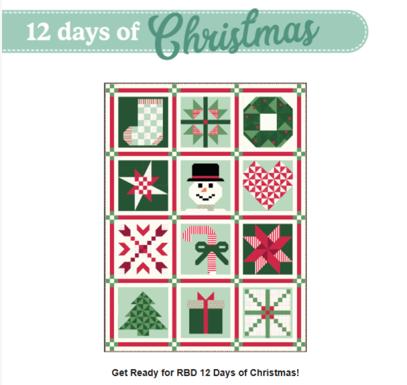 12 Days of Christmas Blocks
