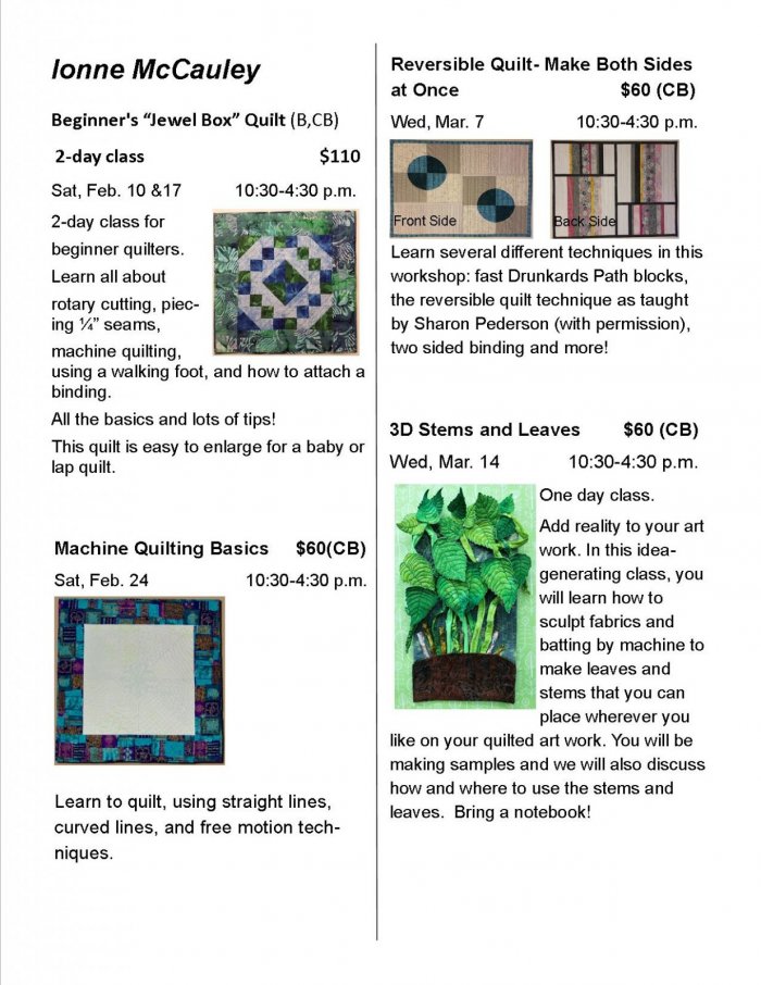 Sewing and quilting Classes in Nanaimo, B.C. Learn to quilt