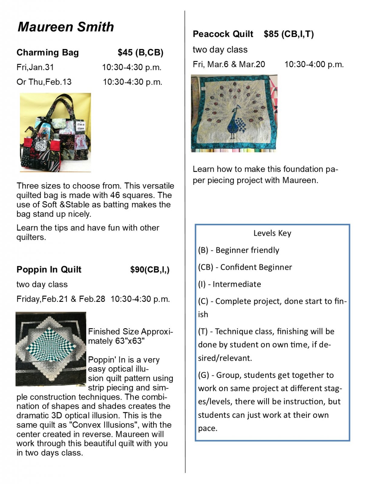 Sewing and quilting Classes in Nanaimo, B.C. Learn to quilt