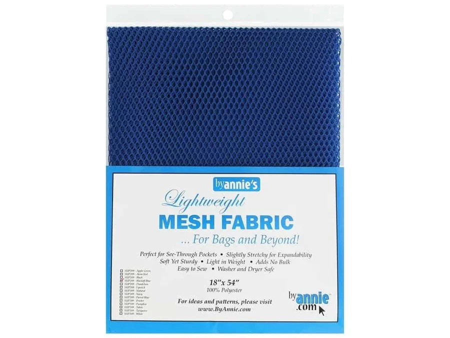 ByAnnie Mesh Fabric 18x54 Blastoff Blue 