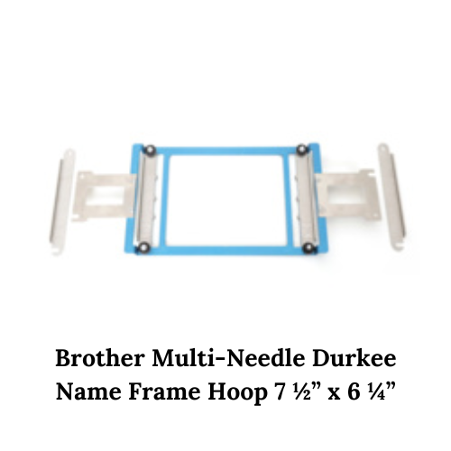 Brother Durkee Multi-Needle NAME FRAME Embroidery Hoop 7 1/2 x 6 1/4