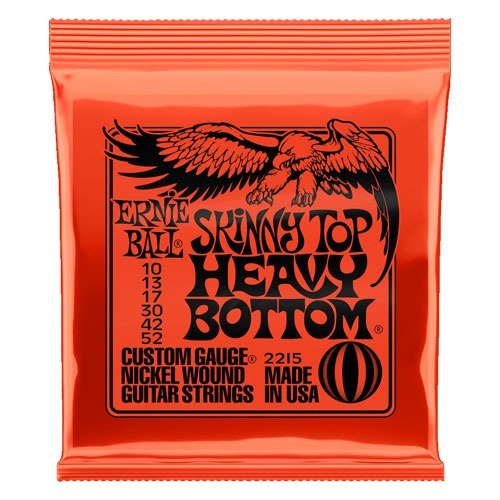 Ernie Ball 2215 Skinny Top/Heavy Bottom Nickel Wound Electric Guitar Strings 10-52