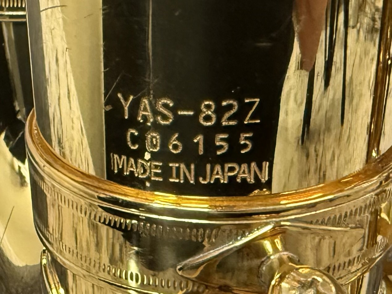 Yamaha Custom Z YAS-82Z Alto Saxophone #C6155