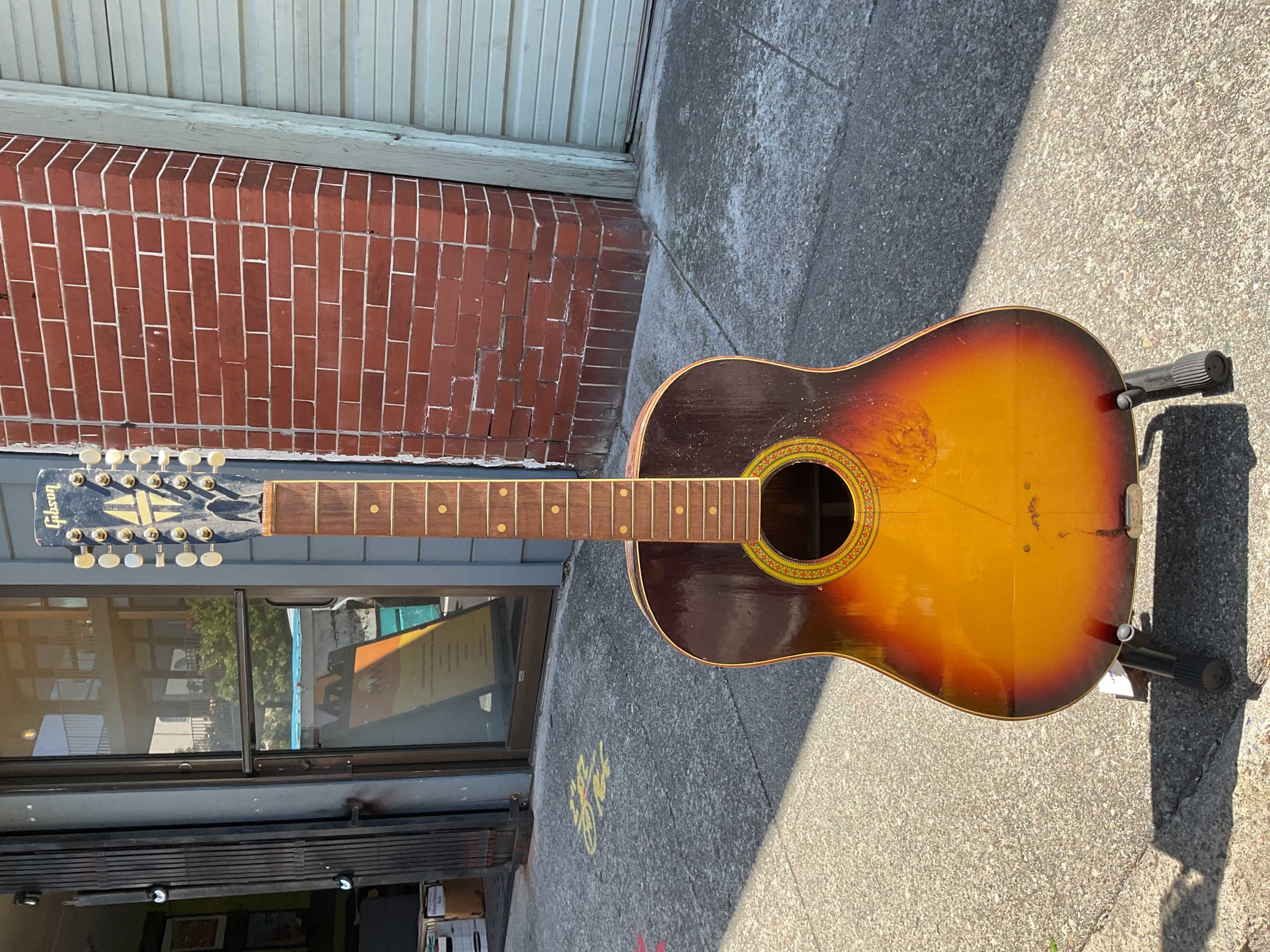 Gibson B-45-12 string vintage - Sunburst Husk w/hardcase