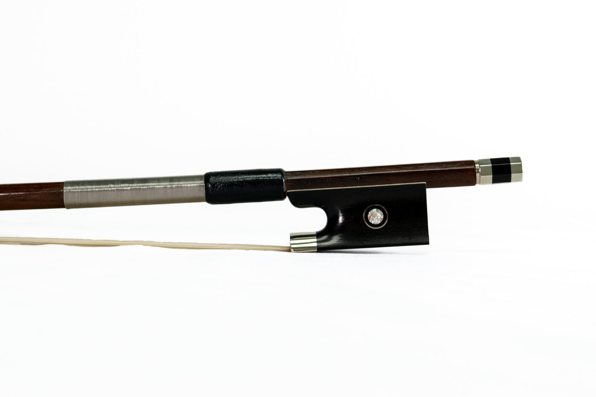 ラルシェ ブラジル チェロ　弓　 Nickel Fully T. Chagas Nickel Mounted IPE Violin Bow Made in Brazil