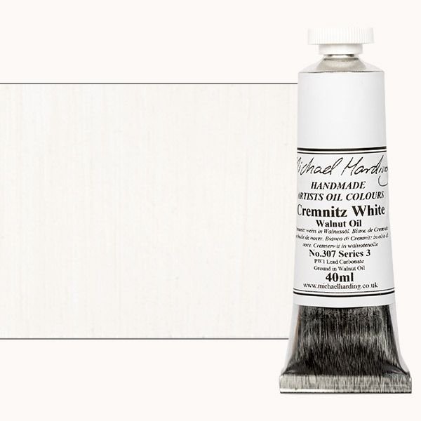 Oil Paint, Michael Harding, (Series 3), 40 ml, Cremnitz White (Walnut)
