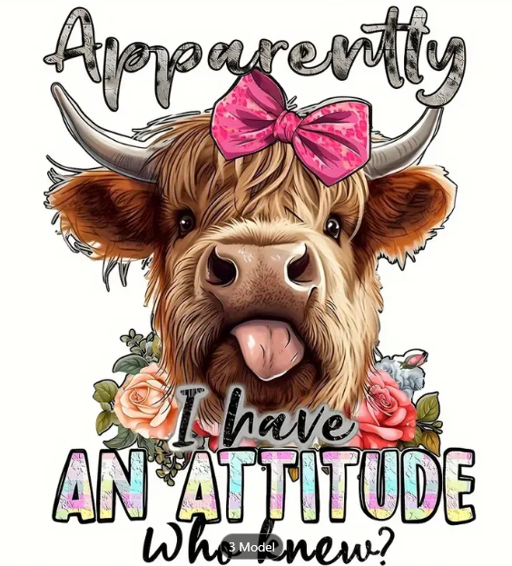 Apparently I Have An Attitude, Who Knew? Adult DTF