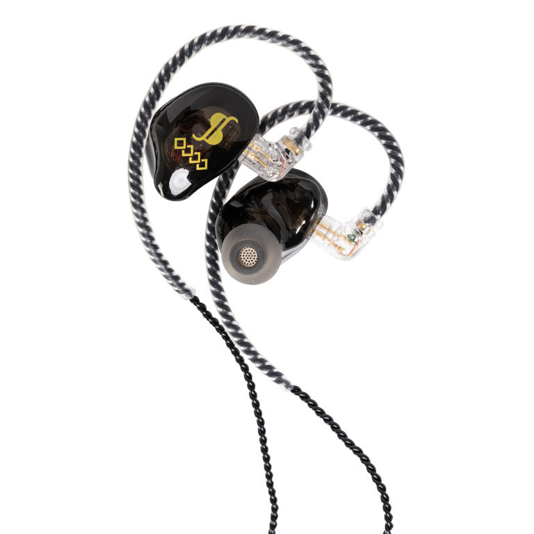 Stagg 4-Driver In-Ear Monitors, Black/Gold