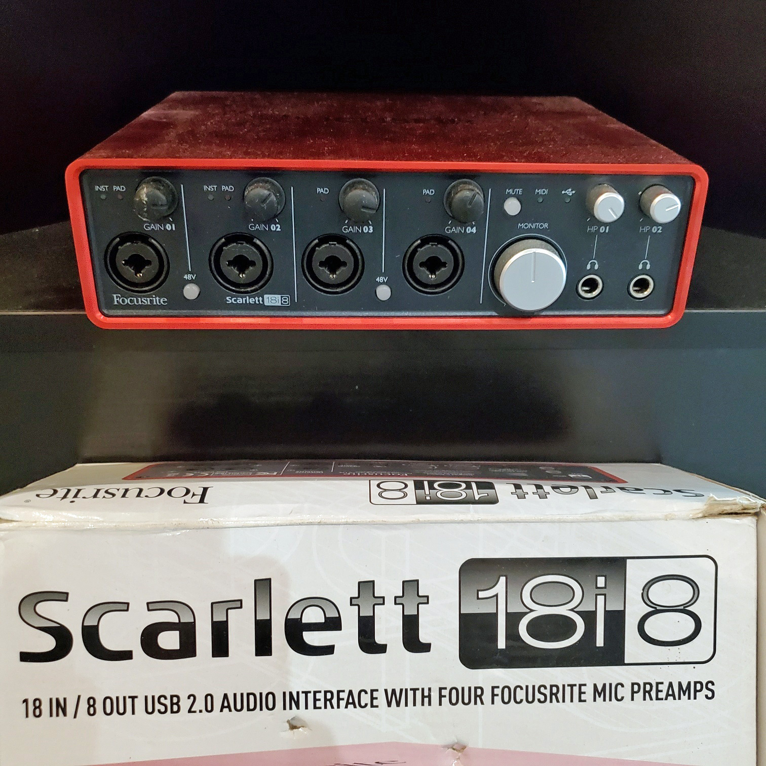 USED Focusrite Scarlett 18i8 USB Audio Interface