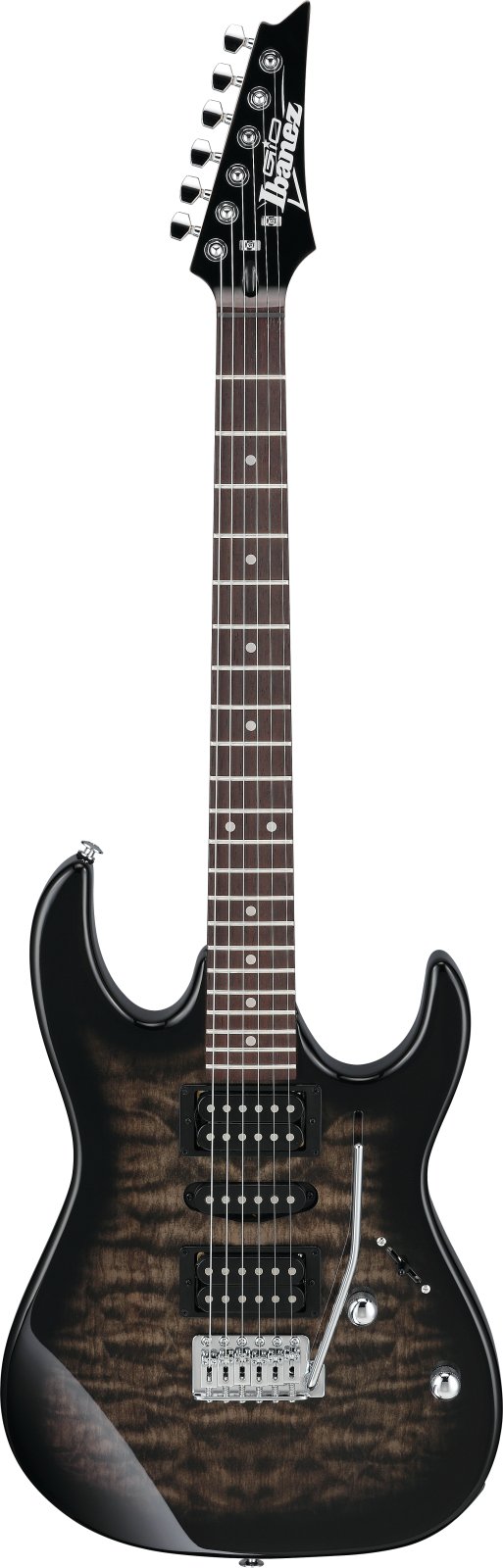 エレクトリック Ibanez GSR280QA TKS GIO - transparent black sunburst Solid