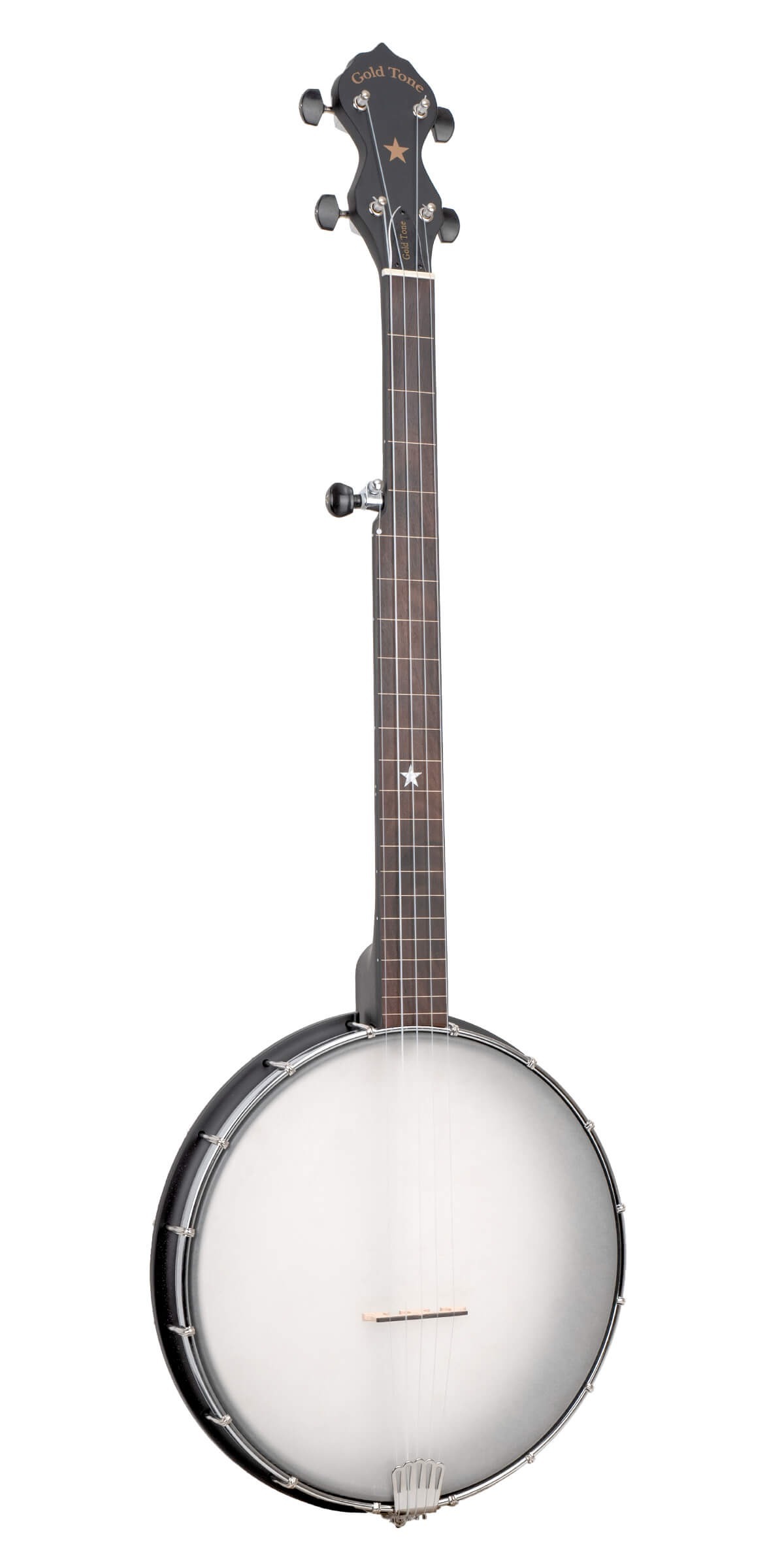 GoldTone 12 AC-12FL Openback 5-String Fretless Nylon String Banjo With Gigbag 