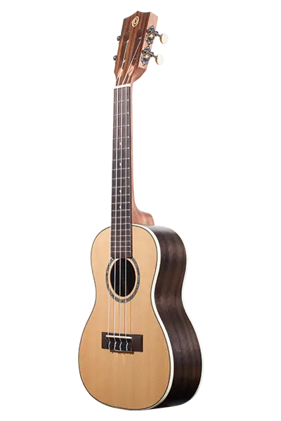 Ohana CK-70R Concert Ukulele Solid Spruce Top, Rosewood Back & Sides, Satin Finish, Slotted Headstock